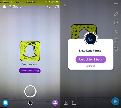 snapcodes filters